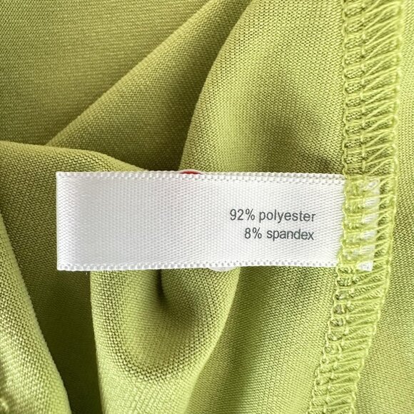 Fashion Bug Tank Top Cami Womens 1X Lace Trim Adjustable Straps Chartreuse Y2K - Picture 7 of 11